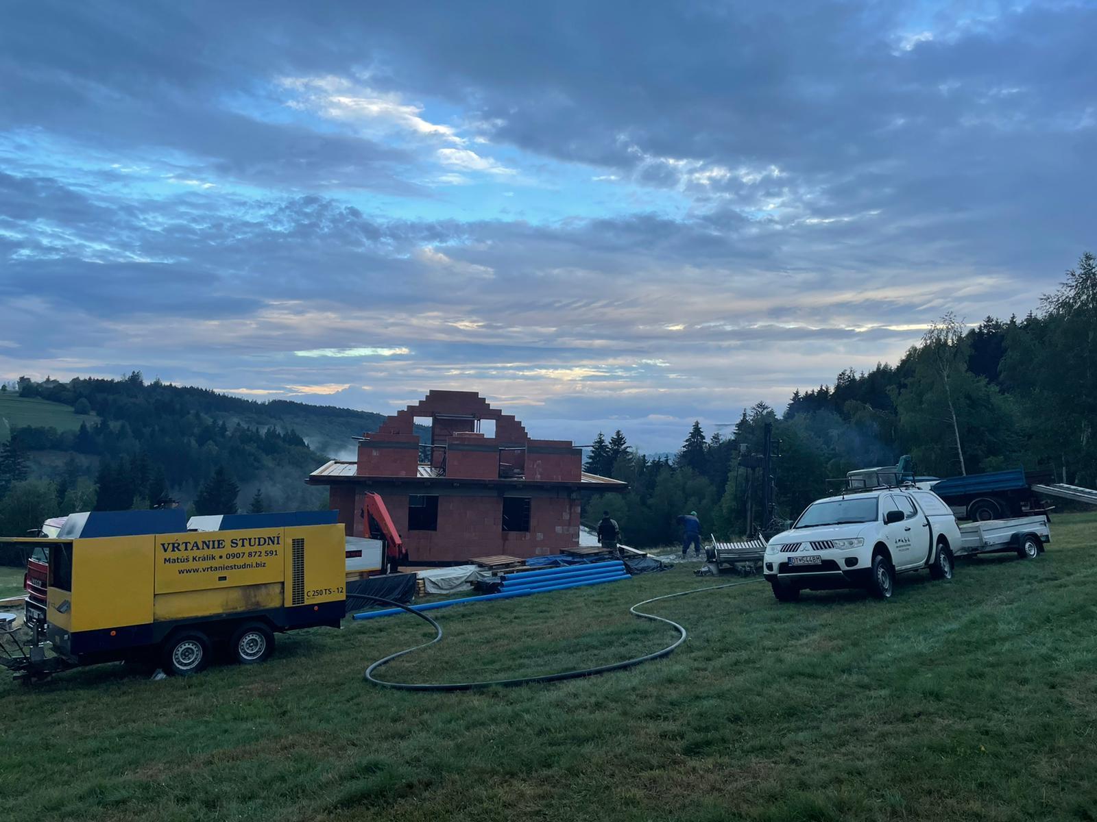 Vŕtanie studní - detail realizácie 1